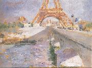 Carl Larsson The Eiffel Tower Under Construction china oil painting artist